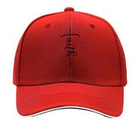 Christ Christian Cross Print Baseball Cap for Unisex Cycling Baseball Cap Dad Hat Golf Cap Sandwich Baseball Cap One Size