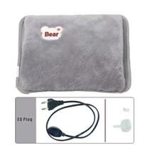 Electric Hot Water Bag Soft Winter Hand Warmer Reusable Hot Water Bottle EU Plug Rechargeable Warm Hand Pocket