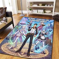 Re Zero Bedroom & Living Room Carpet, Home Decor Cool Movie Mat Play Floor Mat -HE45 60x90cm