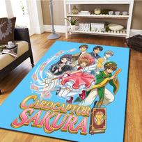 Cardcaptor Sakura Living Room Carpet & Bedroom Rug, Home Decor Cool Movie Mat & Play Floor Mat -HE4 60x90cm