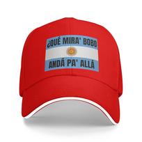 Que Miras Bobo Anda Pa Alla Bobo Baseball Cap Argentine Flag  Outdoor Sport Dropshipping Trucker Hat yk Cute Snapback Cap One Size