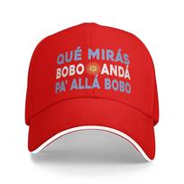 Casual Baseball Cap Que Miras Bobo Anda Pa Alla Bobo Argentine Flag  Hiking Fishing Trucker Hat For Unisex Adjustable Snapback Cap One Size