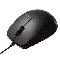 ELECOM Wired Mouse M-BL27UBSKBK 3-Button Rubber Grip Silent Black