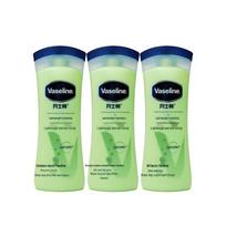 Vaseline Intensive Care Aloe Fresh Body Gel (3 x 200ml) with New Year Gift Bag