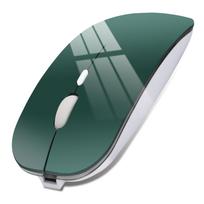 Bluetooth Rechargeable Wireless Mouse, Slim Design, Silent, 2.4GHz, 3 DPI Modes, Optical, High Precision, Portable, Compatible with