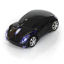 Richer-R Wireless Mouse, 2.4G Sports Car Style Bluetooth Optical Mouse with USB Receiver, 1600 DPI High-Precision Mouse, Portable Gaming Mouse,