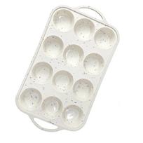 Silicone Muffin Pan with Iron Core 12 Cup Nonstick Baking Mold Food Grade Silicone Material Durable Flexible Oven Safe Baking Tray