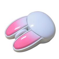 HUMTSO Wireless Mouse, Silent, Rabbit Shape, Bluetooth + 2.4G Dual Connection, Connects to 2 Devices Simultaneously, Cute Design, Suitable for