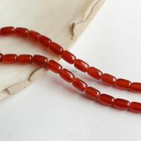 Natural Red Agate Chalcedony Rice and Water Drop Bead Strands for DIY Jewelry Making