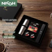 NICOH Portable Electric Coffee Grinder & Maker Gift Set