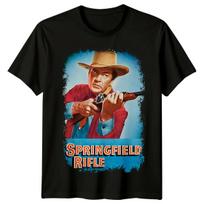 Springfieldo šautuvas (1952 m) Filmo plakato įkvėpti marškinėliai Retro 80-ųjų T-shirt XL