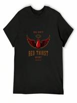 Red Thirst Whiskey (Dark) T-Shirt Topping Anime Stuff Cotton Man T-Shirts unisex White T Shirts S