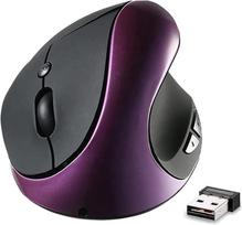 BeWishes Ergonomic Vertical Mouse, Wireless 2.4G High-Precision Rechargeable Ergonomic Optical Mouse, Adjustable DPI 80012001600, Reduces Wrist