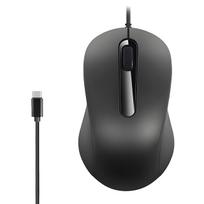 Wired, Silent, Type-C Mouse, 1.5m Cable Length, Ambidextrous Design, Fixed DPI 1000, Ergonomic Design, Easy Connection, Compact, Compatible with