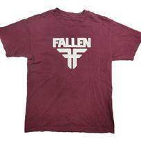 Fallen Skateboarding T-Shirt Size M Maroon Big Logo Street Skate Brand Tee XXXL