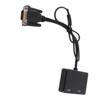 VGA to VGA High Definition Multimedia Interface Splitter Converter Support Dual Display Adapter
