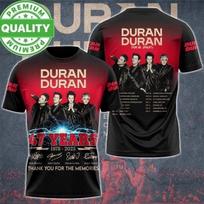 Naujas Duran Duran 47 Metų Turas 3D Marškinėliai Gerbėjui Visų Dydžių S-5XL DOVANA KALĖDOS S