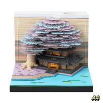 Transform Your Workspace with 2027 LED Light 3D Tear-away Desk Calendar for Daily Inspiration A4
