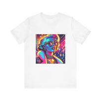 Vibrant Retro Graphic Tee, Unisex Children's Children's T  Children's T-shirt, Casual Wear, Gift for Her, [...] 120