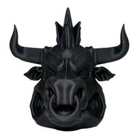 Bull Head Trailer Hitch Cover for 2 Inch Receivers 3D Printed Funny Tow Ball Protector Truck Accessory for SUV Pickup Cars 1pc