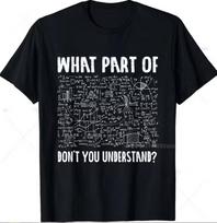 Mathematics Math University Teacher Ironic Joke T-shirt size S-5XL XXL