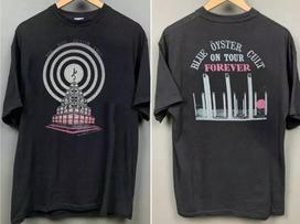 Blue Oyster Cult On Tour Band Black 2 Side Vtg T-shirt Unisex S-5XL M