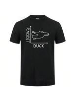 Duck Rabbit Fun Math T Shirt Father's Day Present Birthday Gift For unisex Funny Adult T-Shirt Oversized Tees Wounisex S