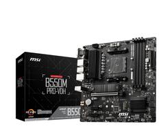 MSI B550M PRO-VDH Micro-ATX Motherboard (MB6468) for AMD Ryzen 50004000G3000 Series Processors, Socket AM4, DDR4, PCIe 4.0 Compatible.