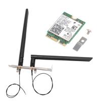 BE200NGW Network Card, NGFF M.2 WiFi 7 Card 5800Mbps 2.456G MU MIMO (WiFi 7 Card (Antenna))