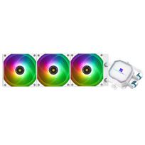 Thermalright Frozen Prism 360 White ARGB Liquid CPU Cooler, 360mm Cooling Row Size ARGB, 3 x 120mm PWM Fans, S-FDB Bearing, All-in-One Liquid Cooler