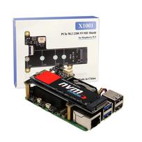 Geekworm X1001 V1.1 PCIe NVMe M.2 SSD 2280 Expansion Board, compatible with Raspberry Pi 5.