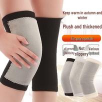 Fleece-Lined Knee Sleeves for Elderly: Warm, Thick, Seamless Cold Protection for Joints in Winter M (90-120 lbs)