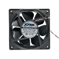XINRUILIAN X-FAN 120mm Case Fan, 2 Ball Bearings, 52.0dBA, 12V1.3A, Ribless, RoHS Compliant, RDH1238B, 38G