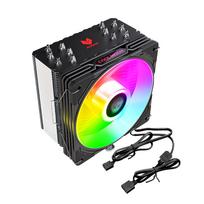 [Small Lab] AS600 120mm LED ARGB 5V 3pin Air Cooling Side Flow CPU Cooler, LGA1700 Compatible, AM5 Compatible, 4pin PWM Fan Control, 6 Heat Pipes