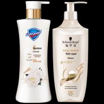 Safeguard Camellia Shower Gel & Schwarzkopf Repair Shampoo Bundle