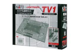 KATO N vėžės TV1 Unitram pagrindinis rinkinys modelinio geležinkelio bėgių rinkinys 40-811