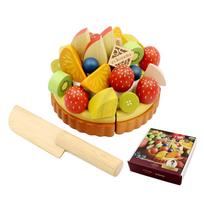 Ed. Inter Petit Marché Dream Fruit Tart Wooden Cake Toy (Alcohol-resistant)