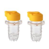 2PCS Mini Lemon Juicer Sealed Citrus Juice Extractor Portable Manual Lemon Squeezer  Refrigerator