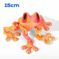 Realistic Magnetic Frog Toy Stress Relief Toys Frog Refrigerator Magnets Decor 3D Printed Magnet Frog Frog Decoration