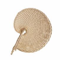 Anti-Mosquito Hand-woven Palm-Leaf Fan Lightweight Decorative Handheld Fans  Beach 30x36cm