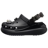 Crocs Classic Charm Cream Puff Clogs Women's Black 213633 -001 37/38