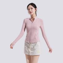 UPF50+ Women's Slim Fit Sun Protection Jacket with Ice Titanium Technology - Breathable, Anti-UV Summer Skinwear Large