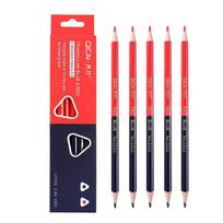 12pcs/set Marking Red&Blue Double Head Pencil Drawing 2B Soft Lead Pencil Marker Tools  Graphics 12pcs/set