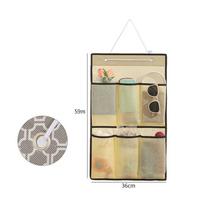 Wall-mounted Sundries Shoe Organiser Closet Storage Shoe Rack Mesh Pocket Clear Hanging Over The Door Shoe Organizers