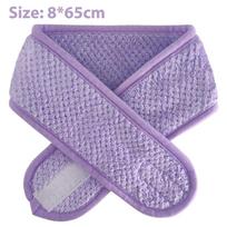 Adjustable Makeup Headband Soft Fleece Face Wash Towel Bath Spa Facial Hairband Skincare Beauty Head Wrap Accessory