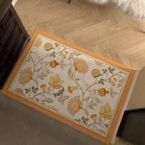 Light Luxury Pastoral Wind Blowing Mud Rubbing Soil Silk Ring Floor Mat, Anti-Skid Mat Can Be Cut At The Door Of The Home, And The Door Entry Floor 80*120cm