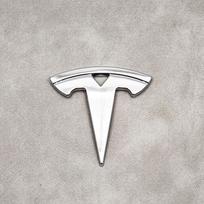 3D ABS Car Front Head Hood Emblem Rear Trunk Badge Steering Wheel Cover Sticker For Tesla Model 3 Replacement Decals Accessories