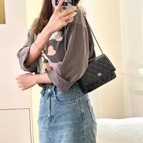 High version delivery caviar fortune bag woc envelope bag small fragrant wind chain shoulder bag messenger bag diamond bag
