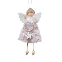 Xmas Supplies Drop Ornaments Winter Decoration Xmas Tree Decoration Hanging  Christmas Angel  Christmas Decoration