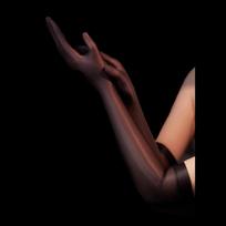 Full Finger Mesh Transparent Gloves Sun Protection Seamless Summer Thin Gloves Thin Oily Glossy Driving Gloves Opera Prom